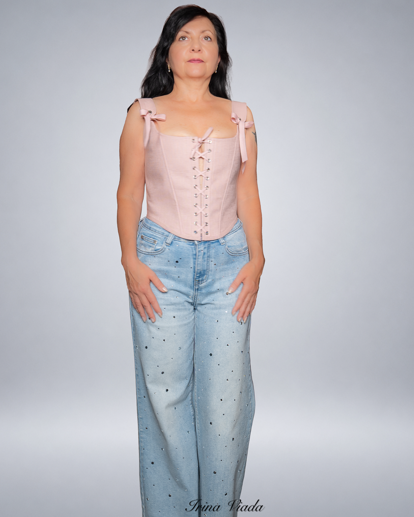 Corset Top Pink