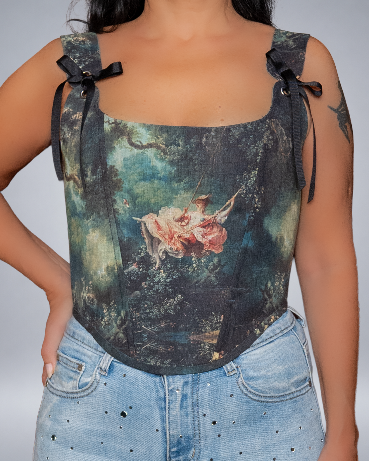 Fragonard The Swing Linen Corset