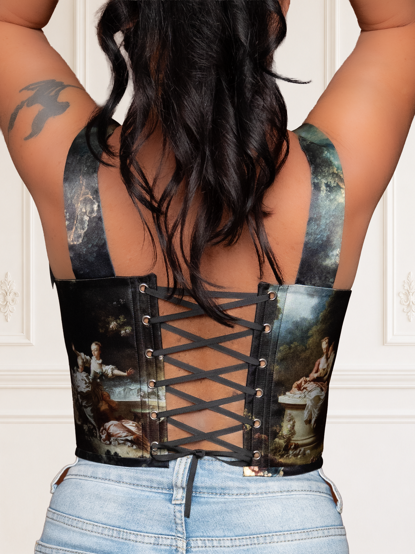Fragonard The Swing Art Corset Top